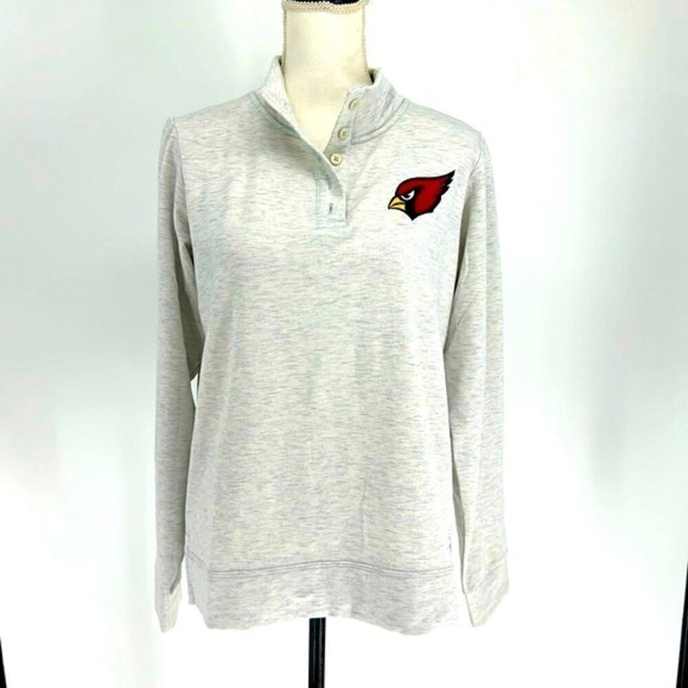 NWT NFL Ladies' Arizona Cardinals Pullover Fleece Top Size M Sleepwear
